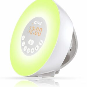 CGV CR Aruna - Radio-réveil - blanc, multicolore