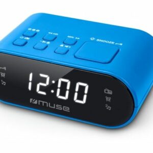 Muse M-10 BL - Radio-réveil - bleu