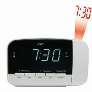 Radio-réveil JVC RA-F230W Blanc