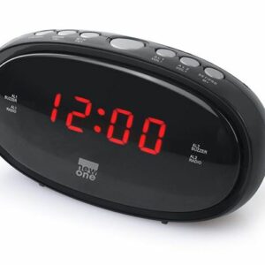 Radio-réveil PLL New One CR 100 Double alarme Gris