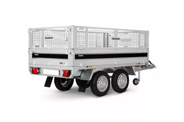 Plateforme : 2,59 m x 1,43 m / 750 kg BRENDERUP avec extension
