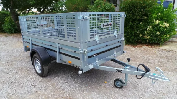 Remorque 2,60 m avec grille BRENDERUP